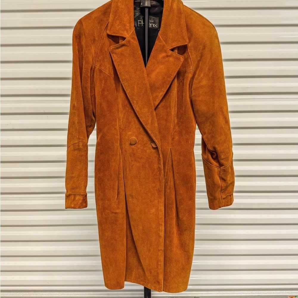 Caramel Brown Double Breasted Vintage Jacket